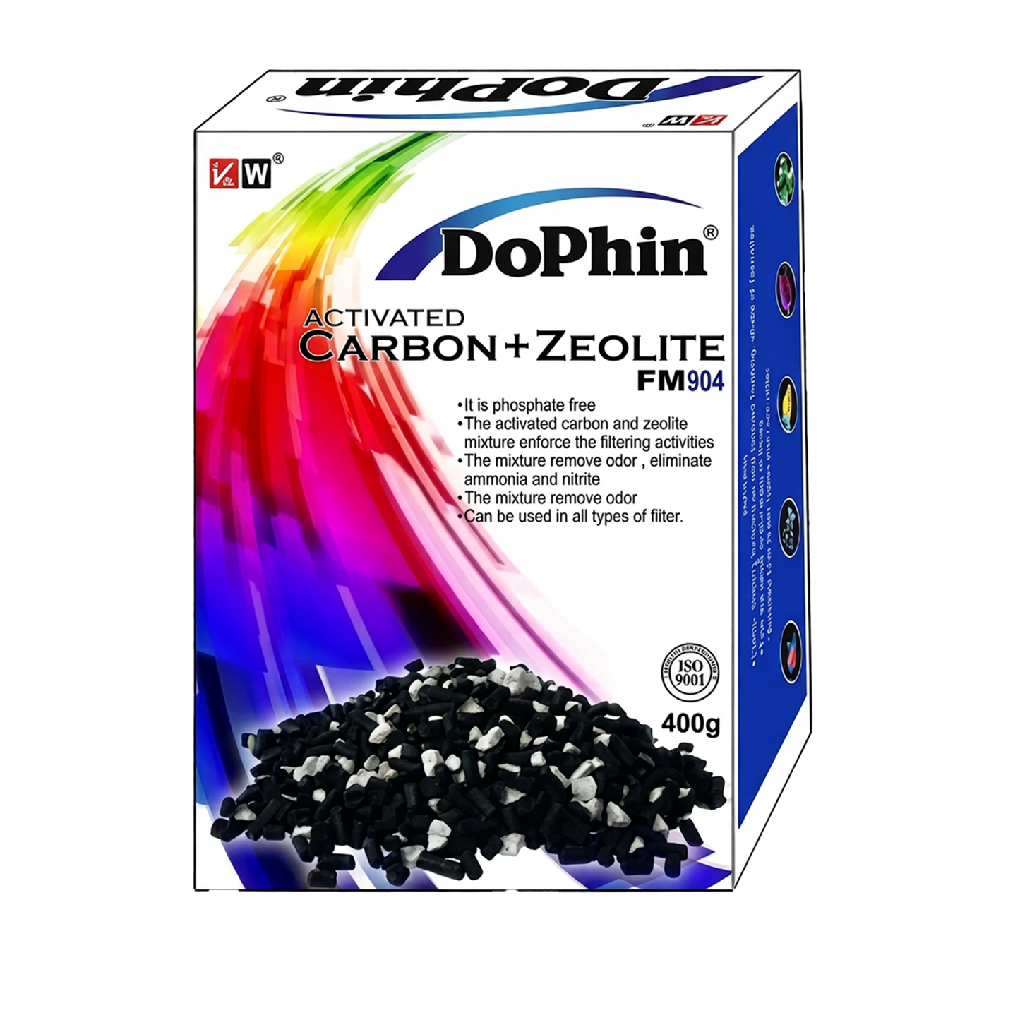 دوفين كربون نشط + زيوكلايت