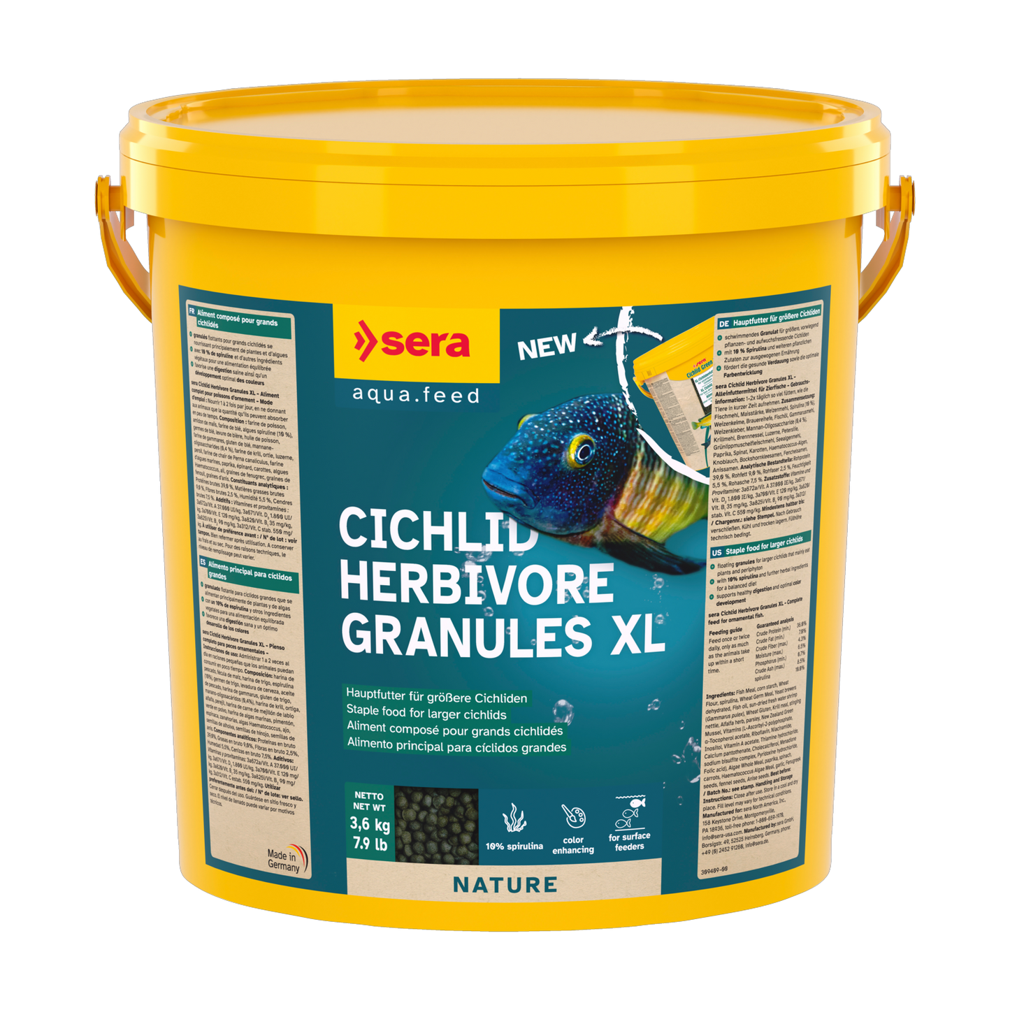 sera Cichlid Herbivore Granules XL