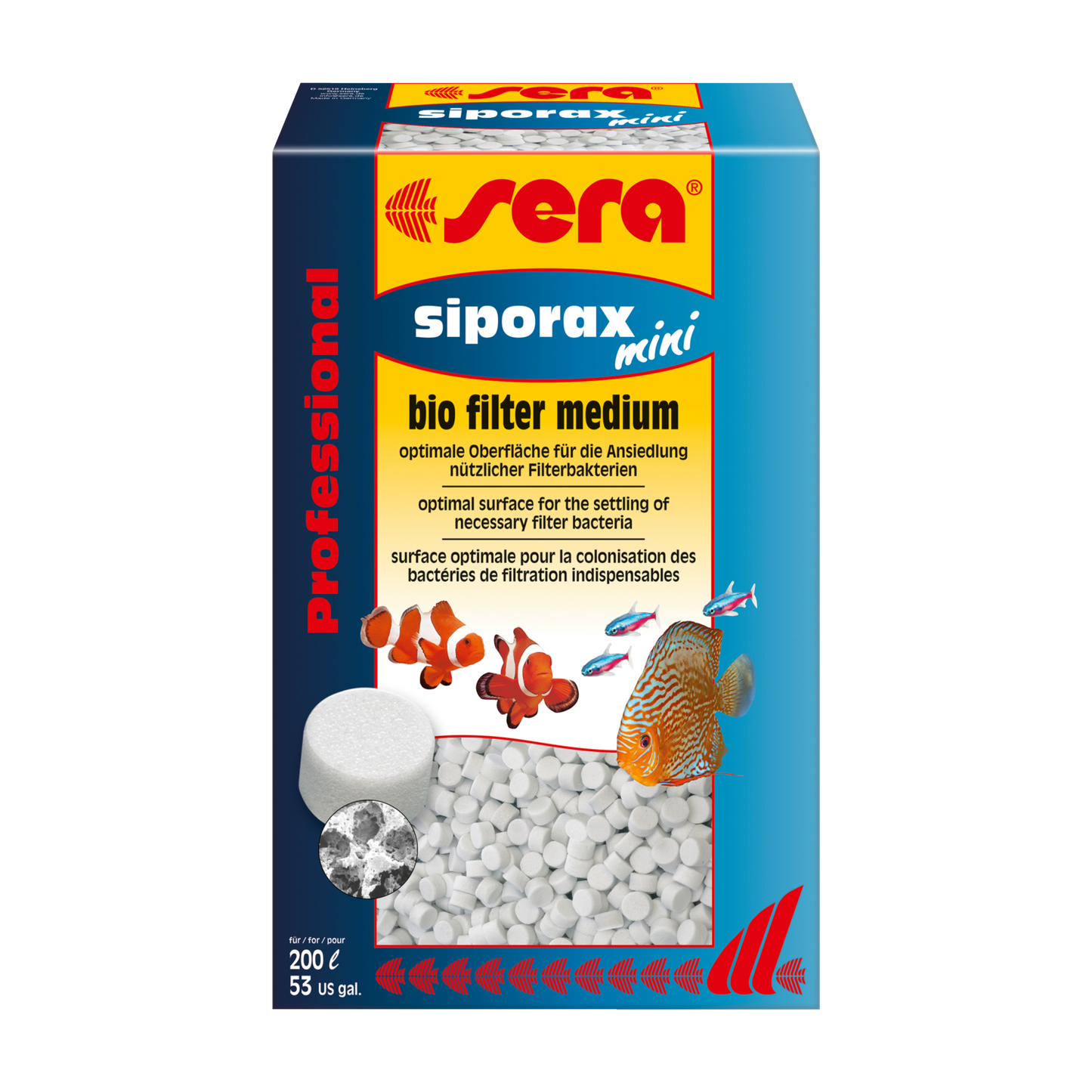 sera siporax mini Professional
