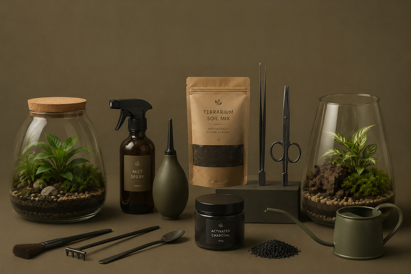 Maintain terrariums