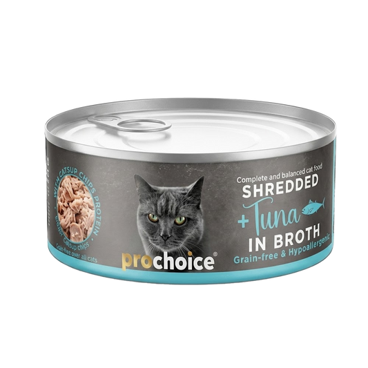 Prochoice Shredded Tuna in Broth | Adult Cat