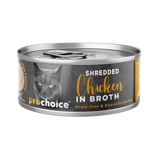 Prochoice Shredded Grain-Free Wet Cat Food with Chicken