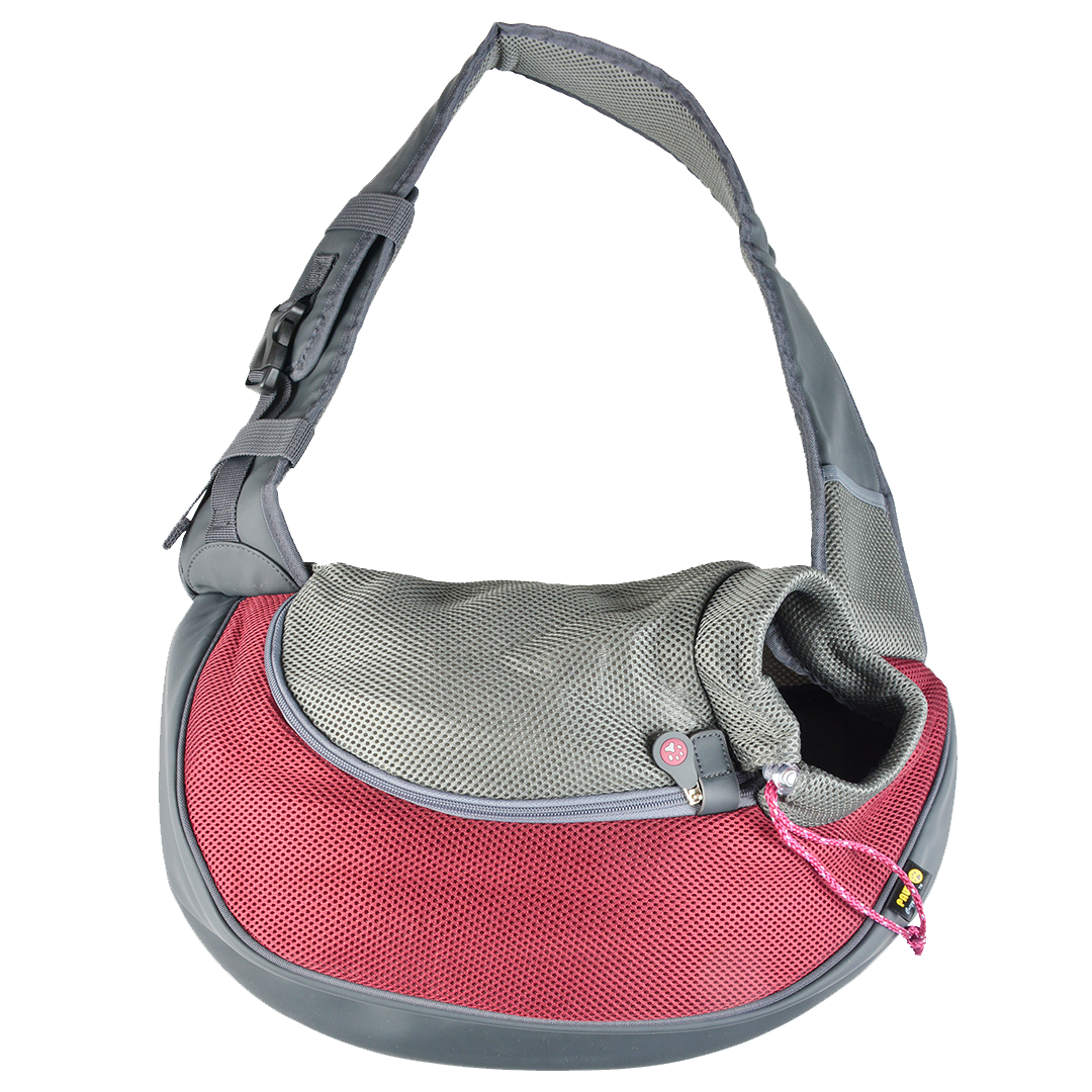 Carrybag Sarah Crazy Paws Nylon Bordeaux