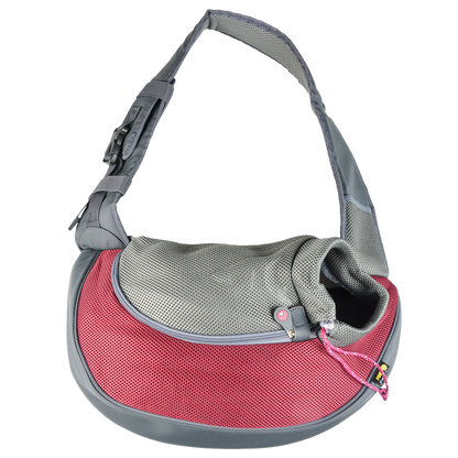 Carrybag Sarah Crazy Paws Nylon Bordeaux
