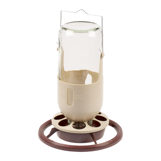 Mine Lamp Feeder with Glass Jar