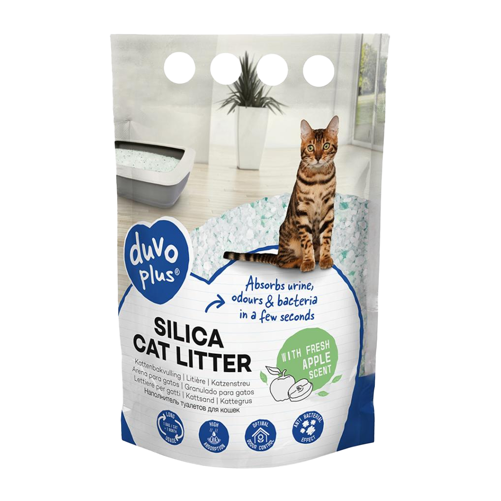 Premium Silica cat litter apple