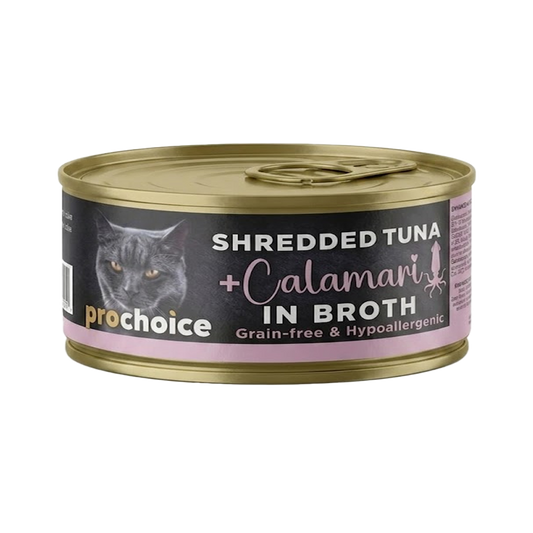 Pro Choice Wet Food for Adult Cats Squid in Gravy Flavor