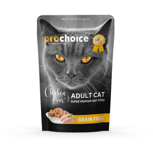 Chicken and Liver chunks in Jelly for Adult Cats