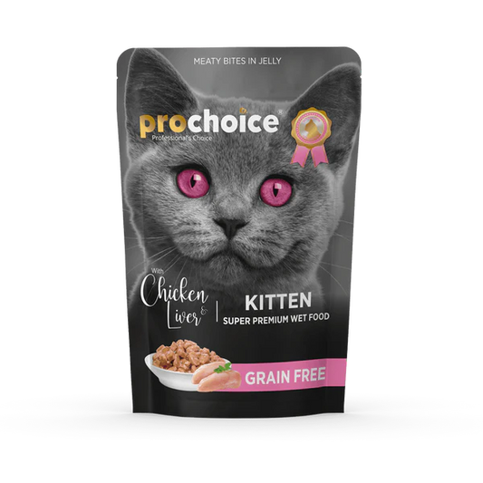 Chicken and Liver chunks in Jelly for Kittens