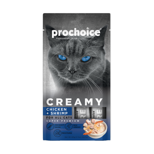 Prochoice Creamy Provitamin Omega Rich Chicken & Shrimp