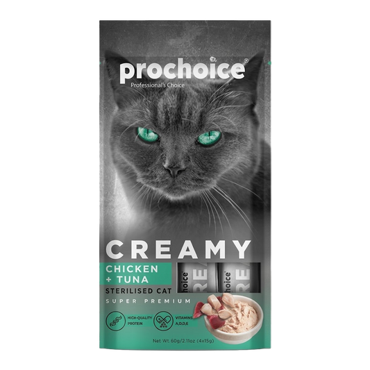 Prochoice Creamy Sterilized High Protein Chicken & Tuna