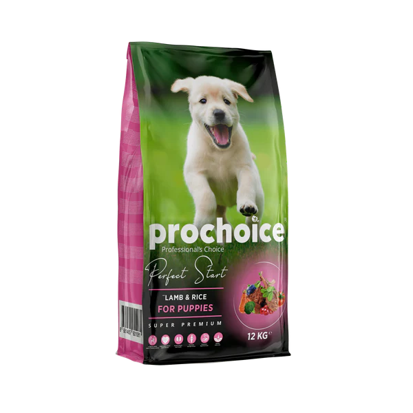 طعام Puppy Perfect Start بالخروف والأرز