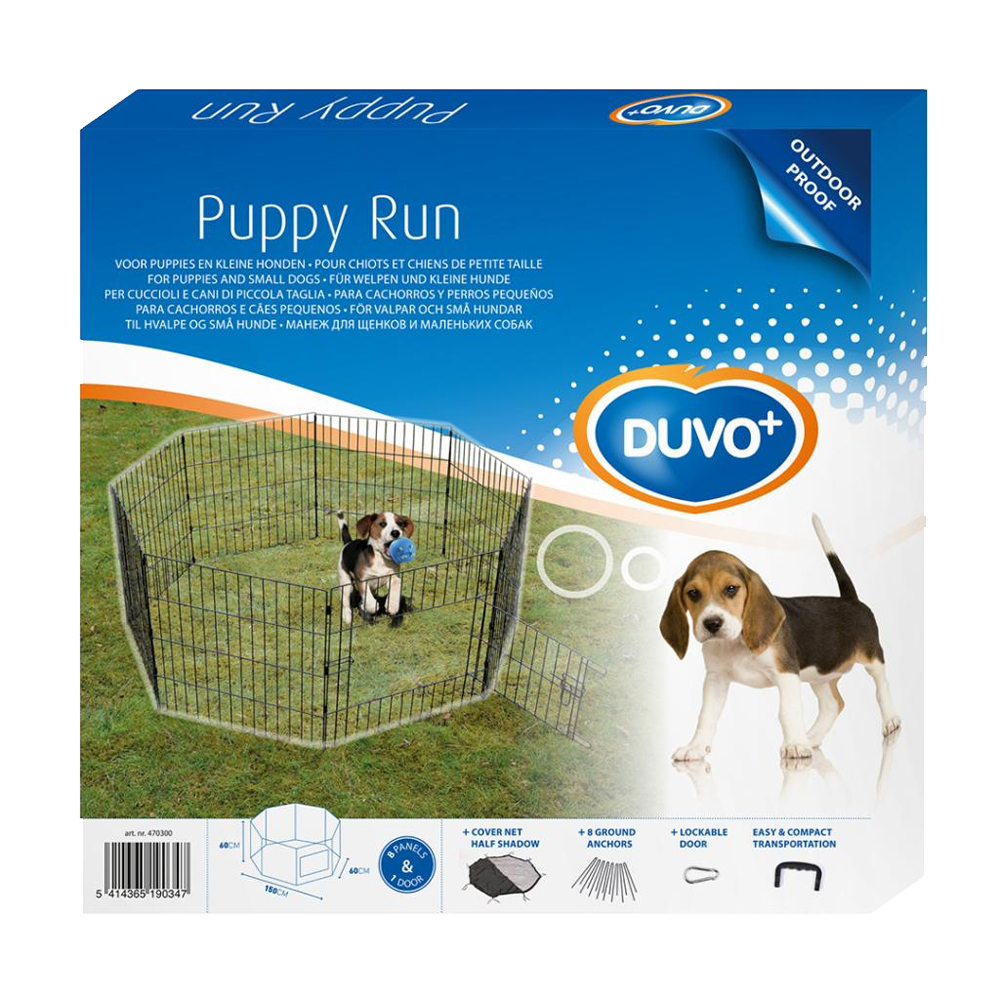 Puppy Run with Door & Net & Hooks