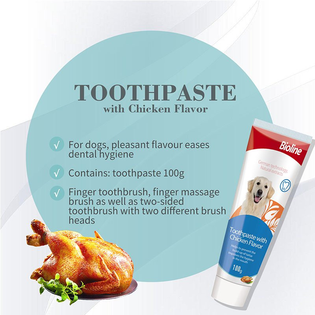 Toothpaste with Chicken Flavor