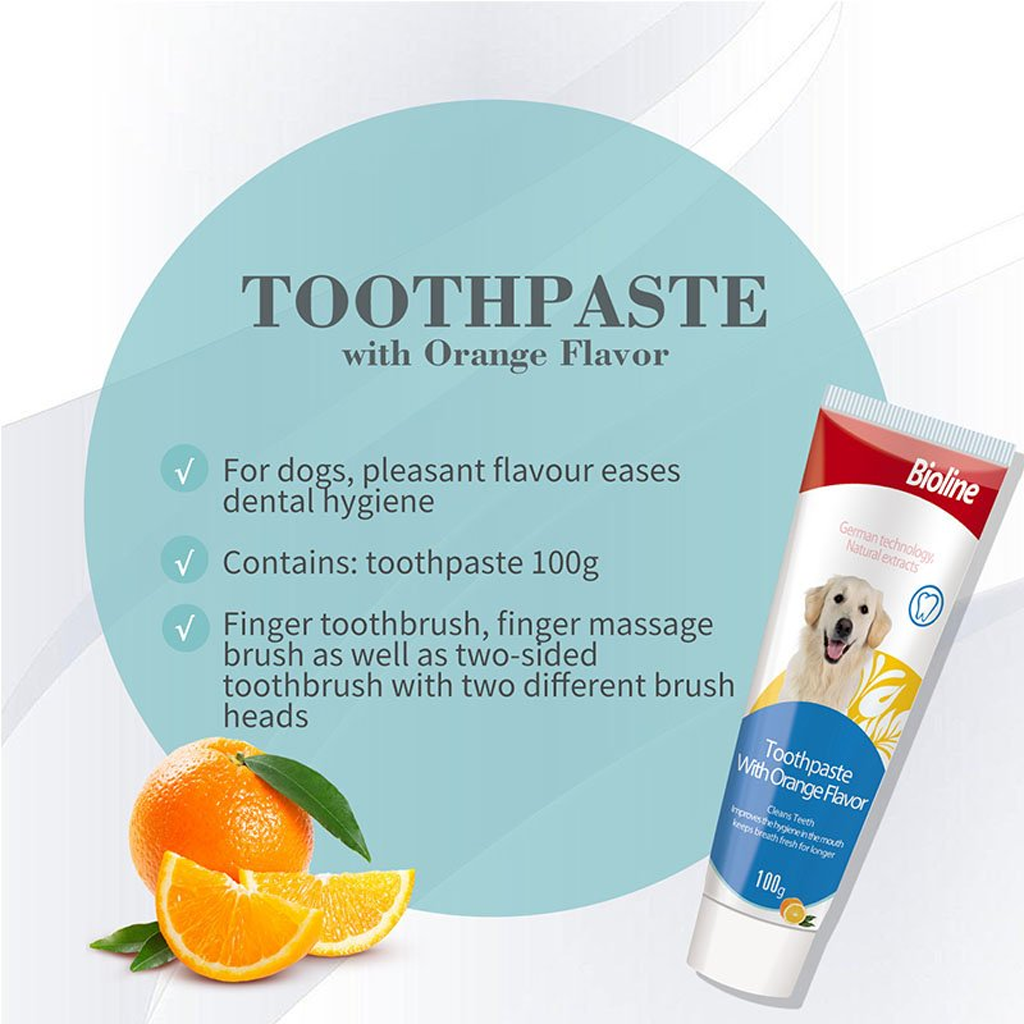 Toothpaste with Orange flavor
