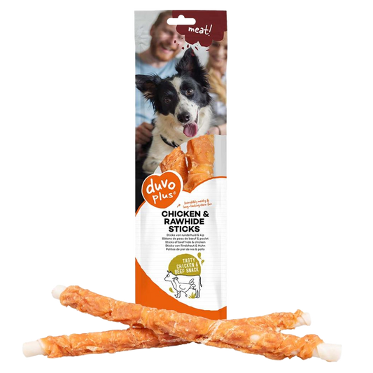 meat! chicken & rawhide sticks