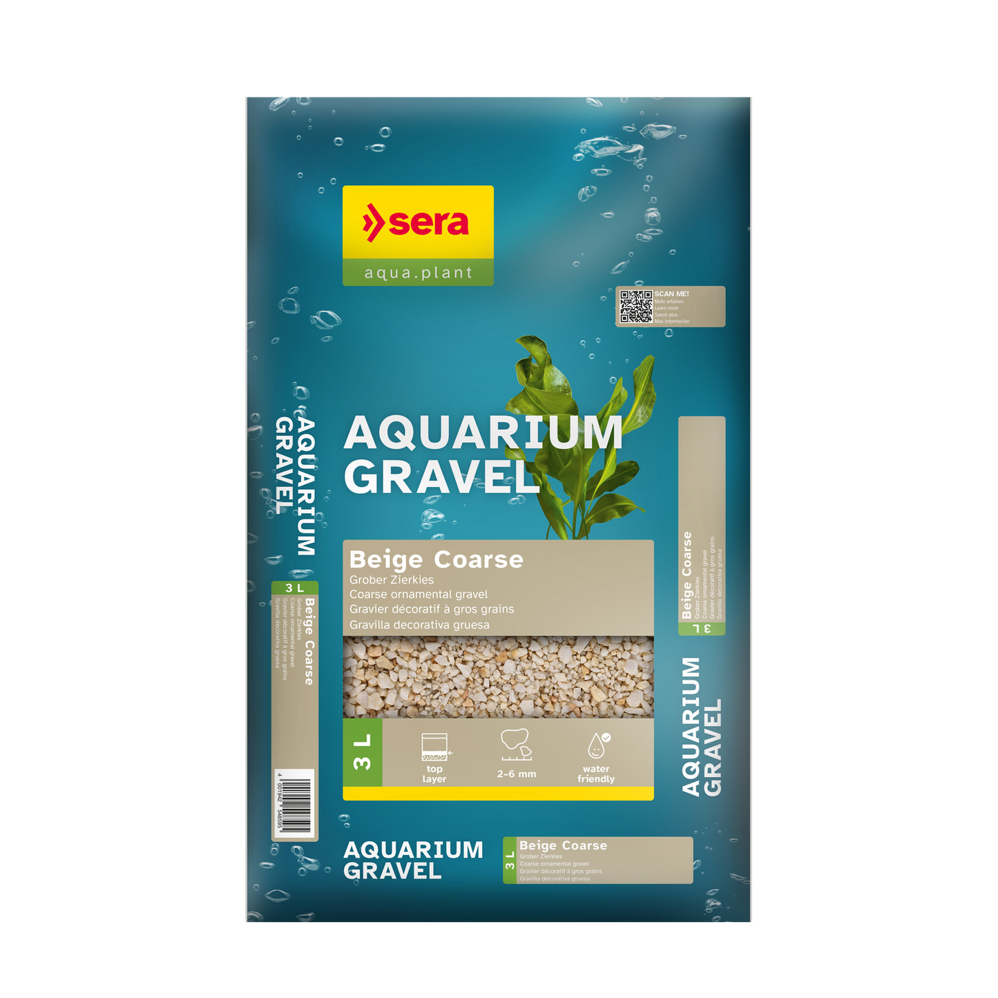 sera Aquarium Gravel Beige Coarse
