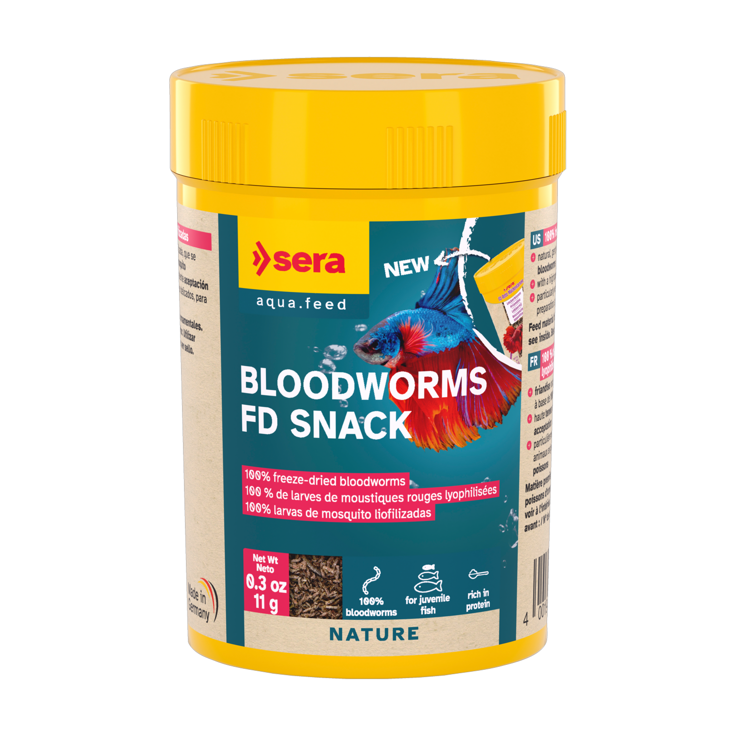 sera Bloodworms FD Snack