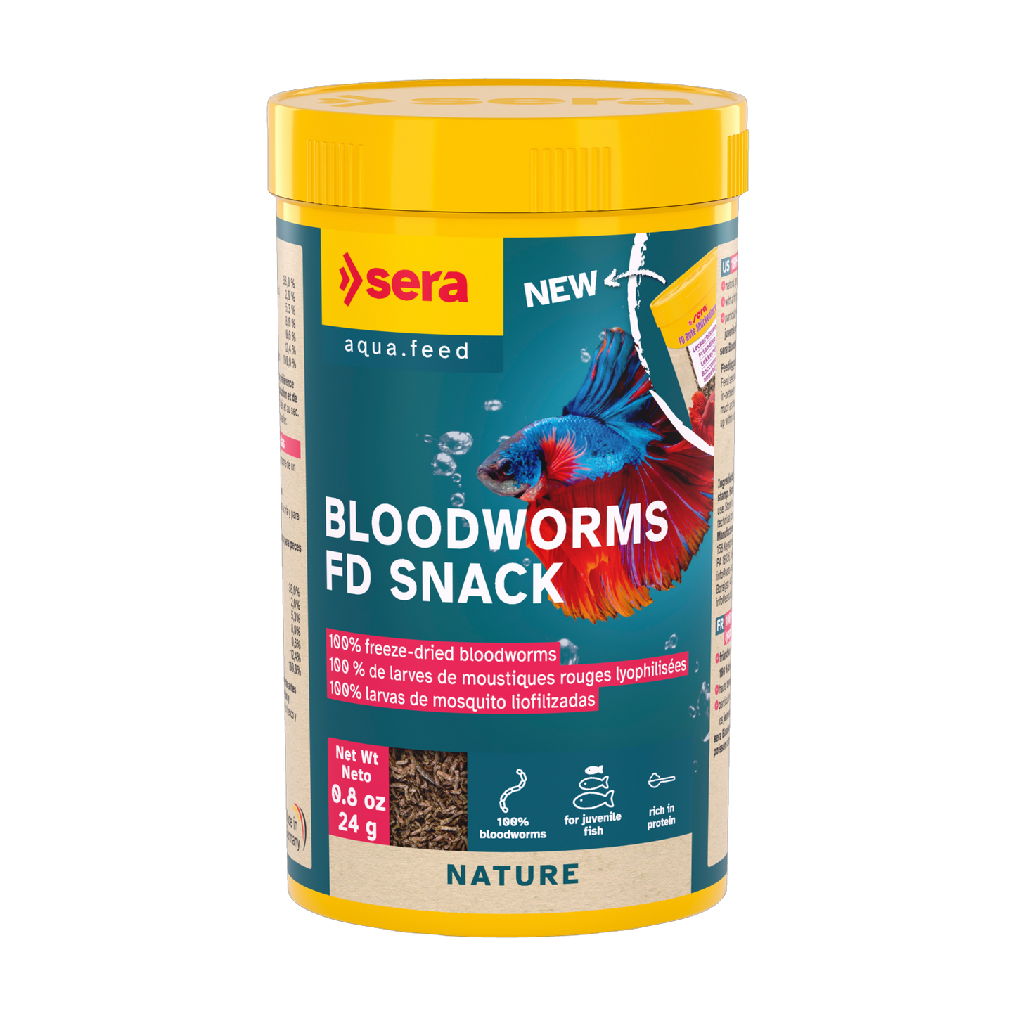 sera Bloodworms FD Snack
