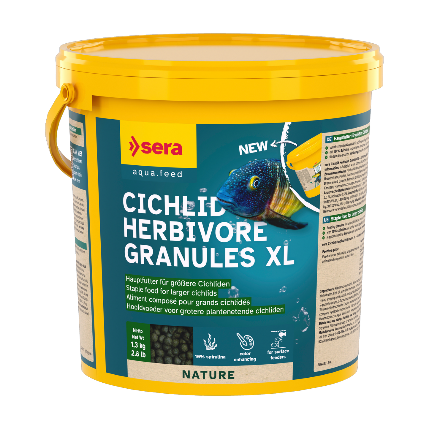 sera Cichlid Herbivore Granules XL