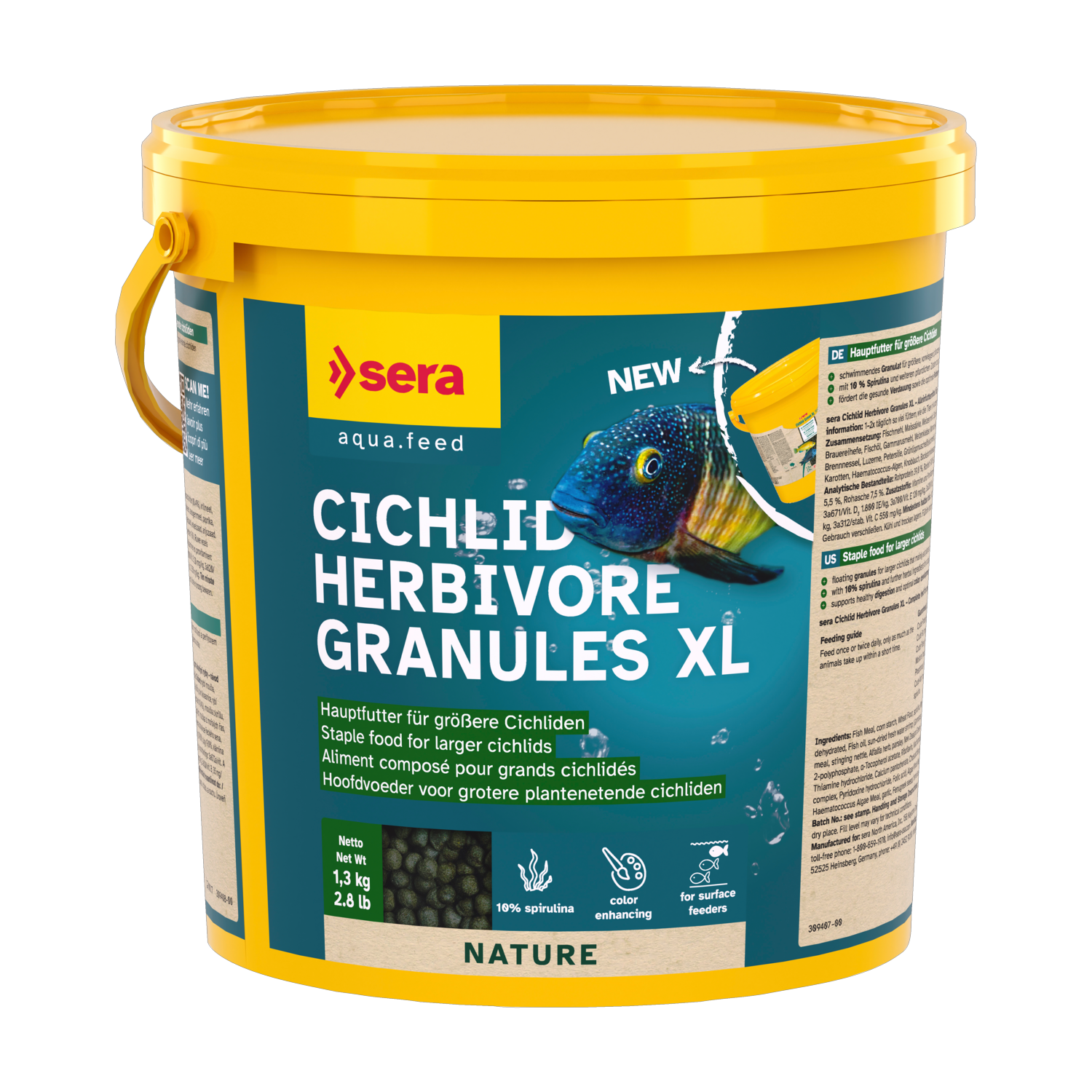 sera Cichlid Herbivore Granules XL