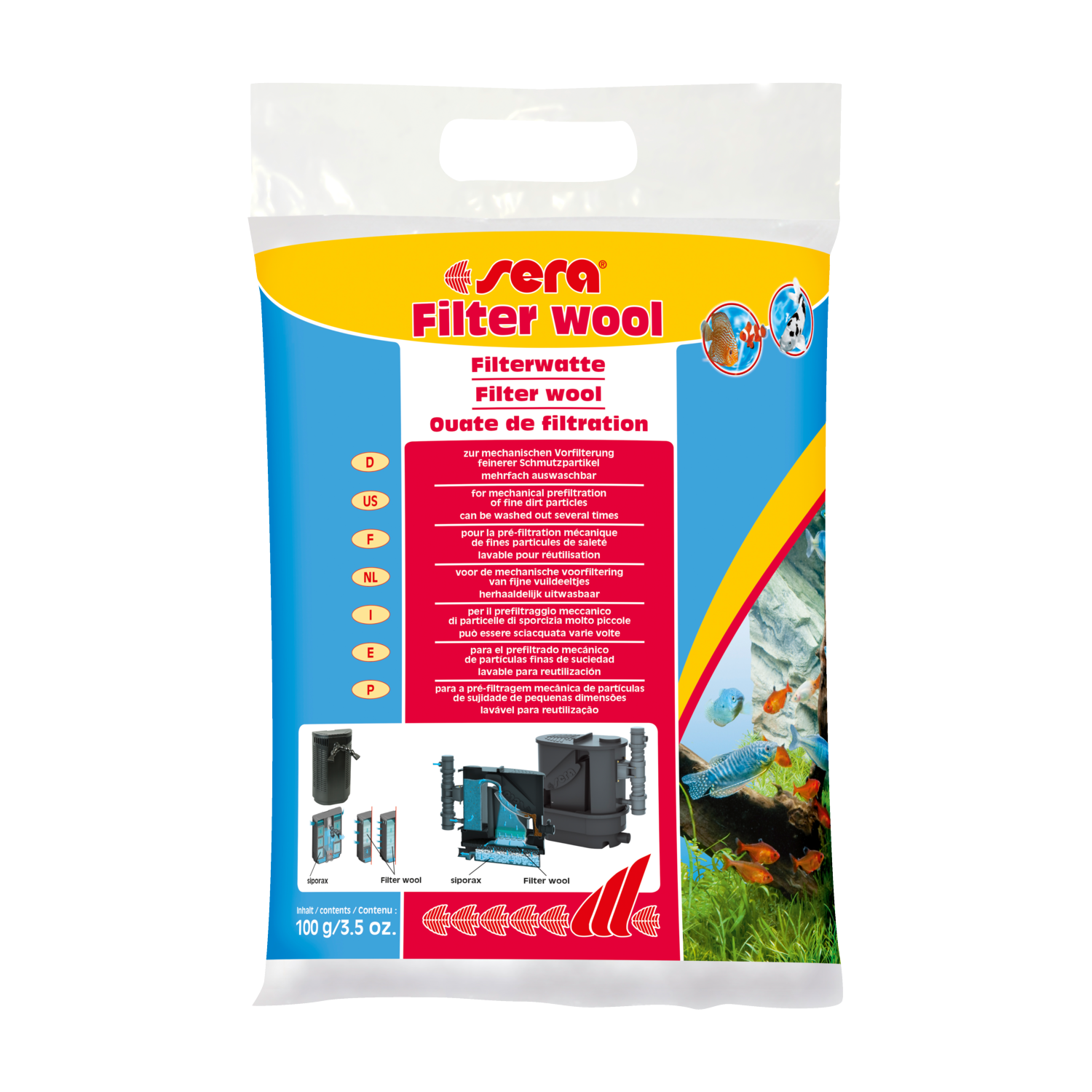 sera filter wool