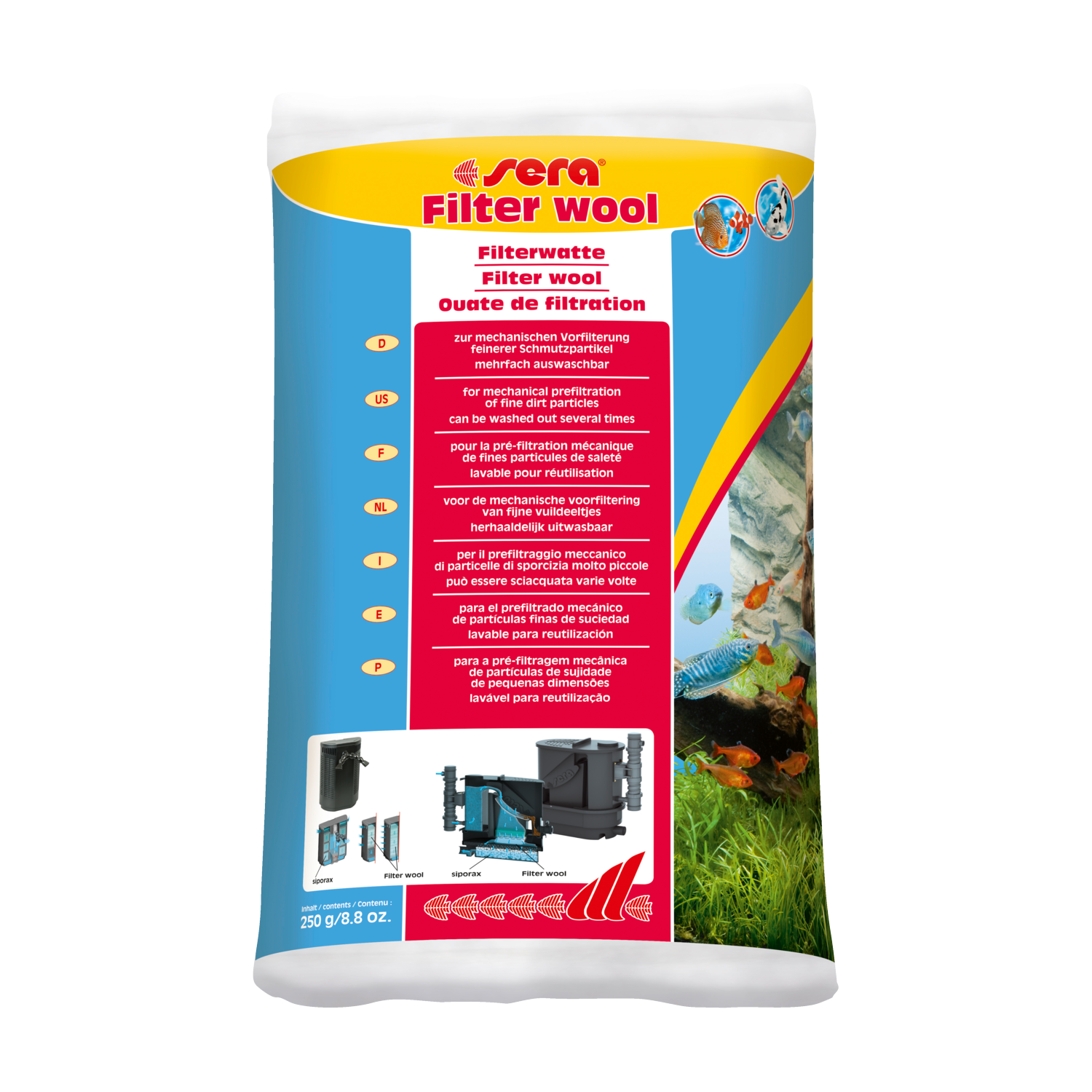 sera filter wool