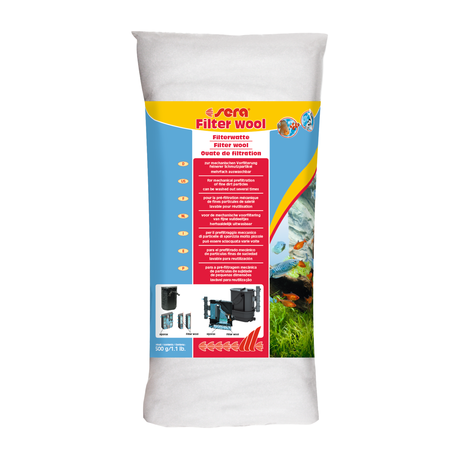 sera filter wool