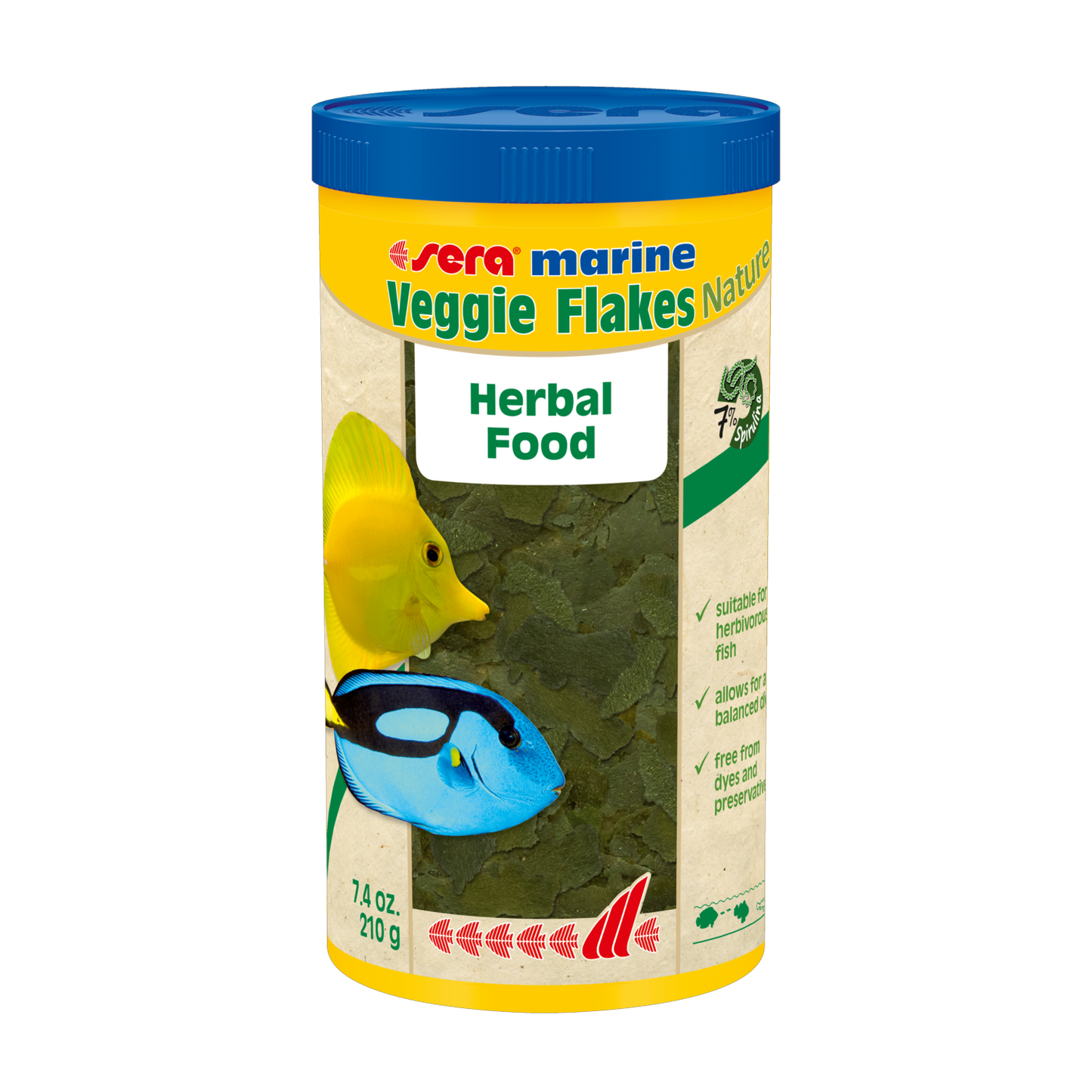 sera marine Veggie Flakes Nature