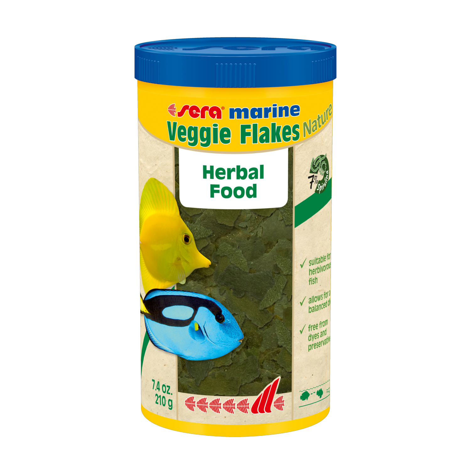 sera marine Veggie Flakes Nature