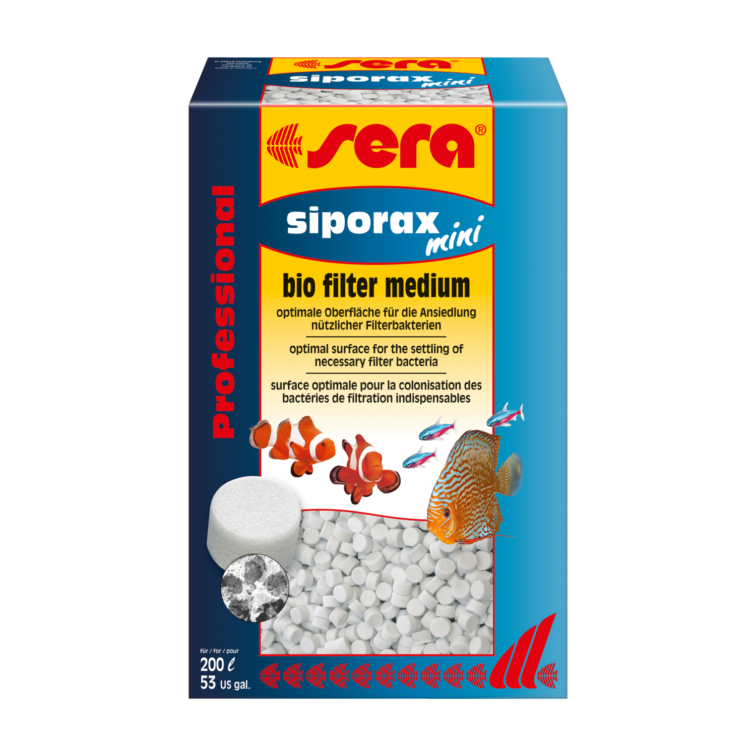 sera siporax mini Professional