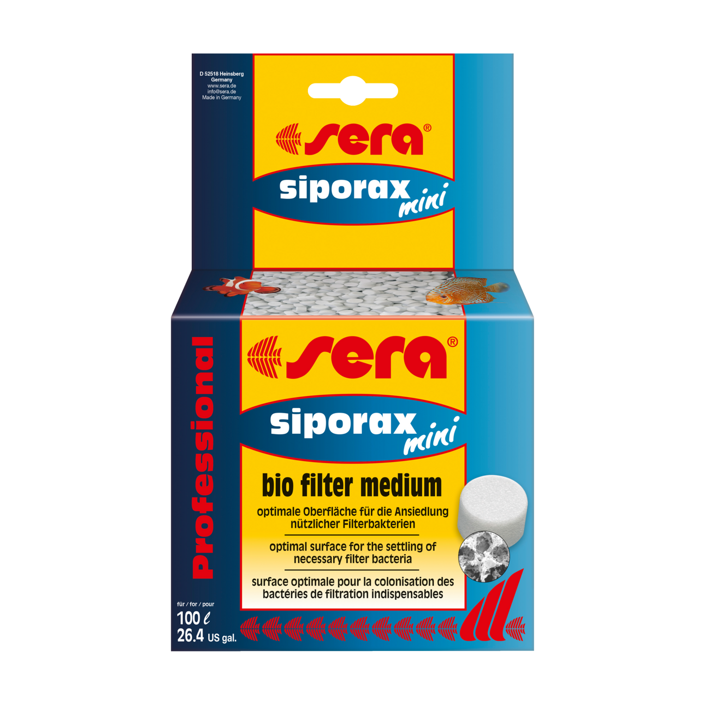 sera siporax mini Professional