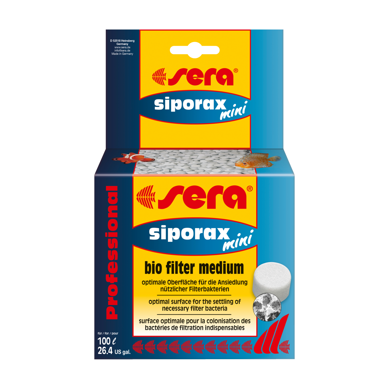 sera siporax mini Professional